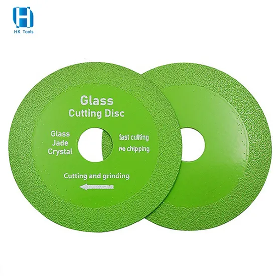 4"/4.5"/5" Thin Glass Cutting Disc Diamond Saw Blade for Jade Crystal Bottles Ceramic Tile Smooth Cutting and Grinding for Angle Grinder